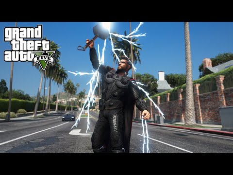 THE CRAZIEST THOR MOD EVER! (GTA 5 Mods)