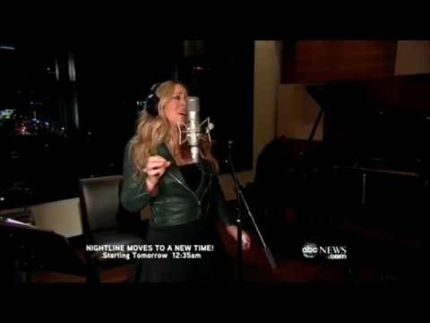 (HD) Mariah Carey recording 