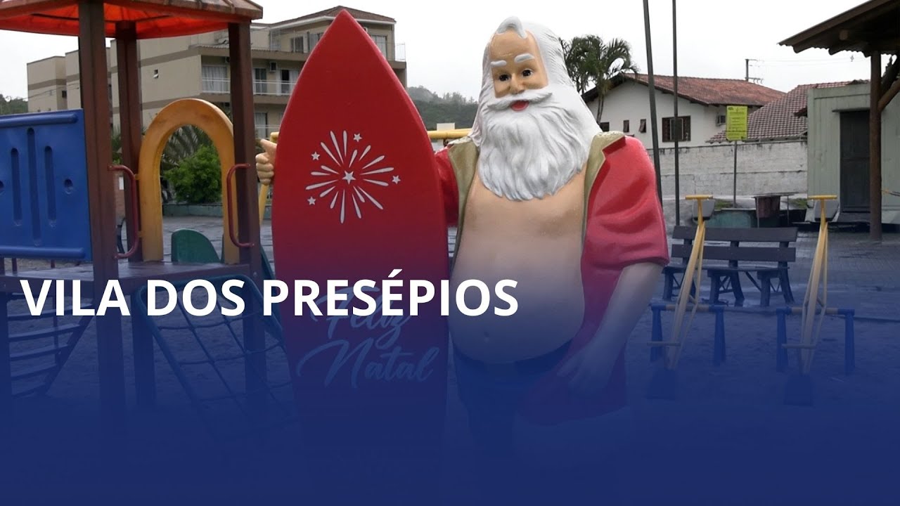 Vila dos Presépios em Ibirama. Comunidade é aguardada para abertura do espaço de Natal domingo à noite