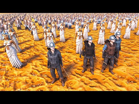 5,000 Laser knights, 105 Cleopatra & 4 super Archers VS 6 million Zombies !! UEBS 2