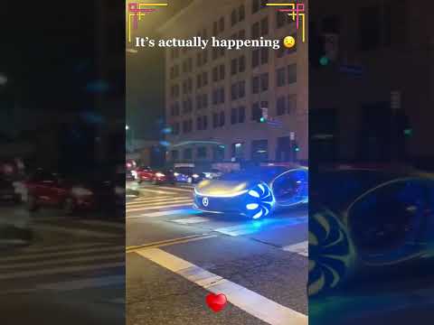 Mercedes Benz Vision AVTR on Road 😲 #mercedes #shorts