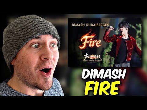 Dimash Qudaibergen - FIRE (Live at Voice Beyond Horizon) | REACTION!