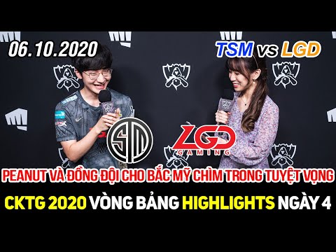[CKTG 2020] TSM vs LGD Highlights | Peanut và đồng đội cho Bắc Mỹ đắm chìm trong tuyệt vọng