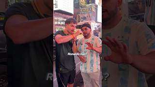 OS ARGENTINOS ODEIAM O CRISTIANO RONALDO! 🤯