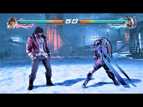 Miguel vs Master Raven (Hardest AI) - Tekken 7 Arcade