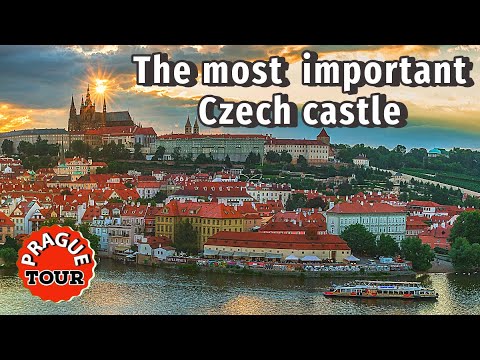 Prague Castle. Walking tour of #Prague4K, Czech Republic.