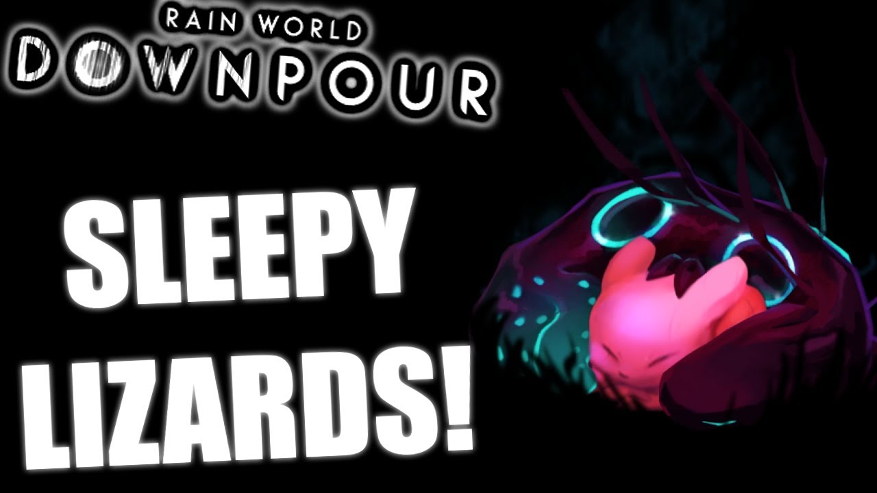 SLEEPY LIZARD ART For Shelters! 💤 | Rain World Downpour