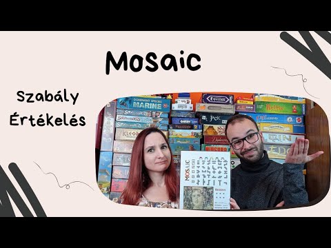 Rongáló restaurátor? Mosaic társasjáték játékbemutató és szabályismertető - Társasozz Okosan!