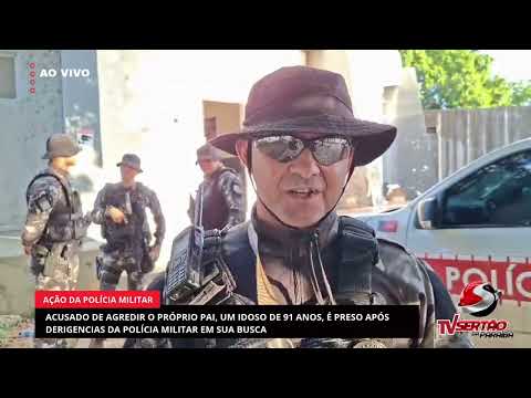 Polícia prende acusado de agredir pai idoso e apreende armas de fogo no Sertão