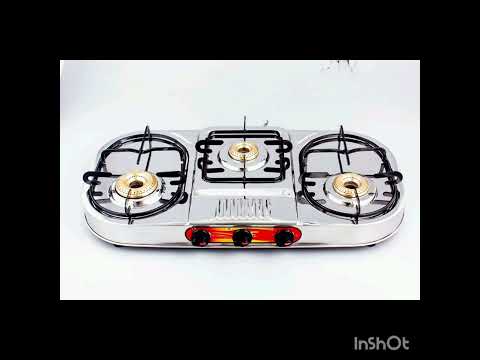 Lpg gas stove, stainless steel