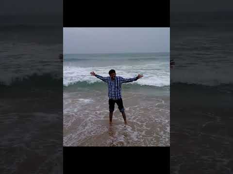 Enjoying the Wave 💕♥️ #shorts #ytshorts #vizag  #beach #seabeach