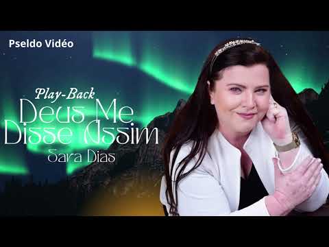 Deus me Disse Assim-Play-Back Sara Dias #gospel #musica