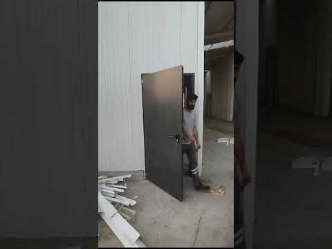Fire rated emergency exit door 