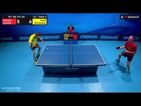 15:30 Valentyn Yunchyk - Serhii Zemiantsev 06.09.2023 TT Euro.Cup Ukraine Star. TABLE 4