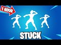 Fortnite Stuck Emote 1 Hour Dance! (ICON SERIES)