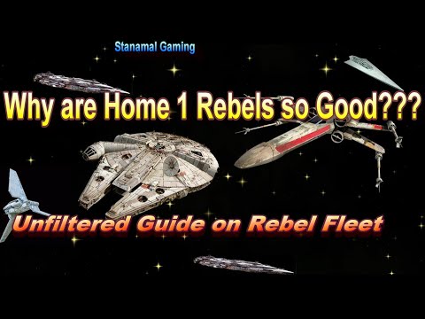 SWGOH - H1 Rebel Fleet Guide to Glory!  Focused on Countering Negotiator!