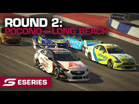 Round 2: Pocono + Long Beach - Cash Converters Eseries Championship | Supercars 2021