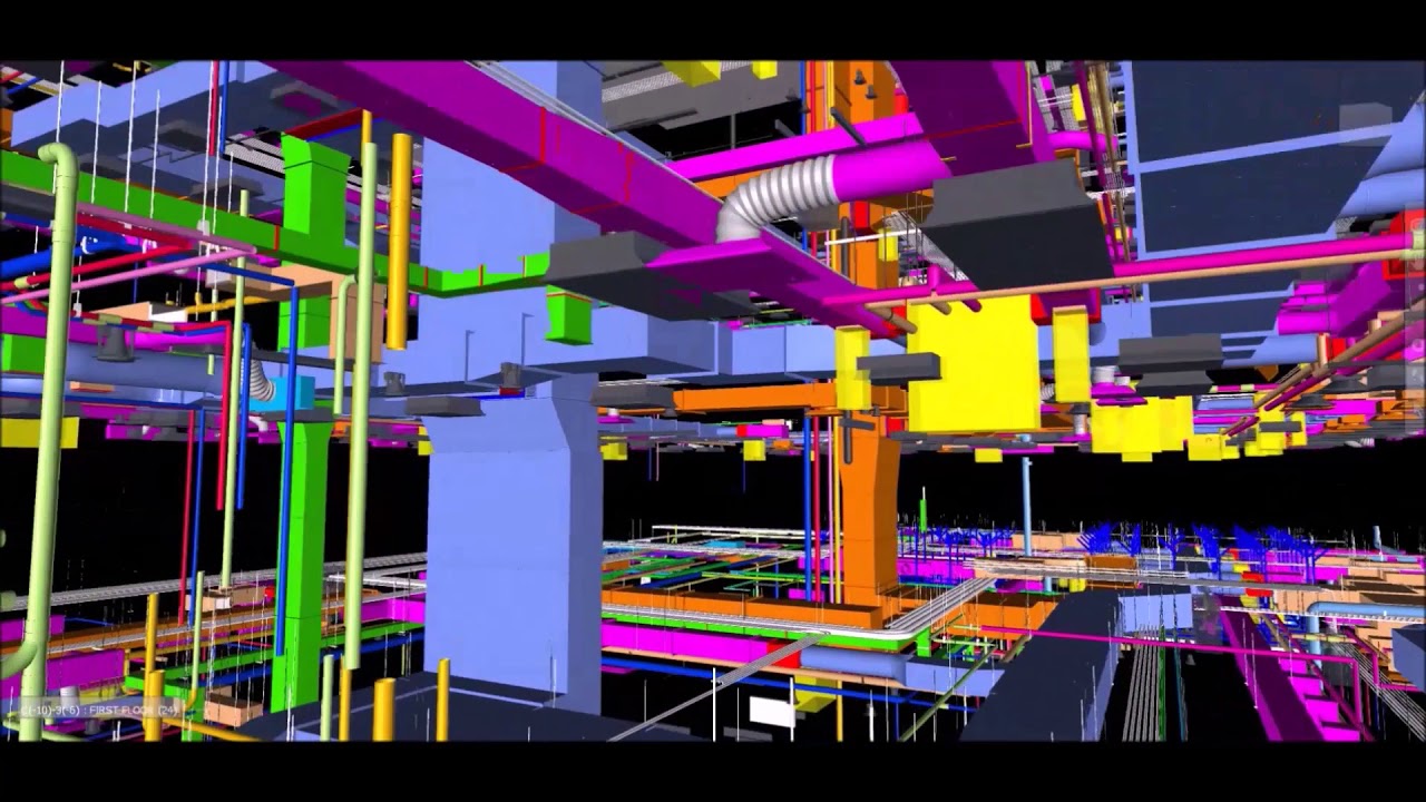 BIM Flythrough and Virtual Construction