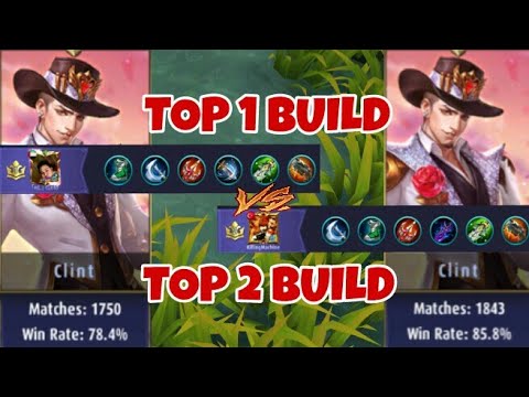 Clint Top 1 Build VS Clint Top 2 Build - Who the best? #Experiment