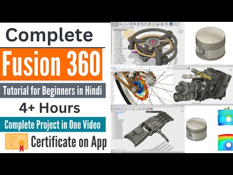 Fusion 360 Complete Tutorial (2025) | From Beginner to Expert in One Video
