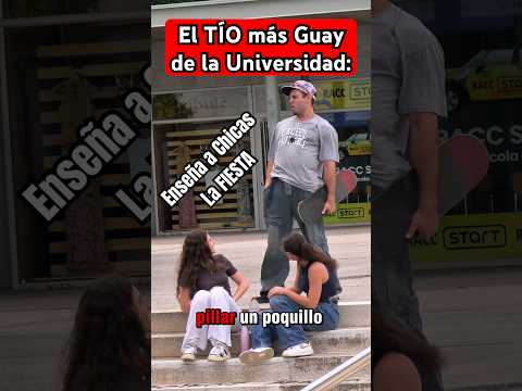 Juy el Cancas, the coolest guy at the University, shows them a little bit about PARTYING