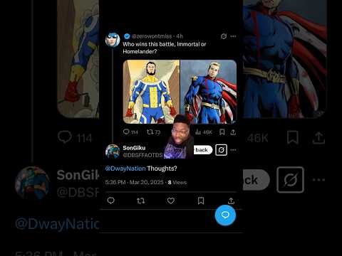 Immortal Vs Homelander #shorts #meme