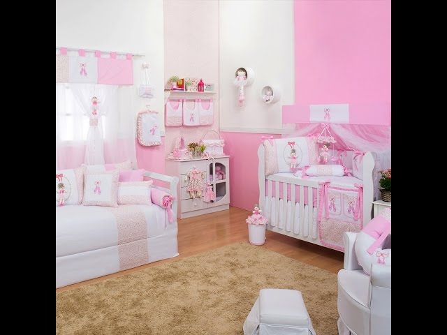 Quarto para Bebê Bailarina Rosa | Ref: 42018