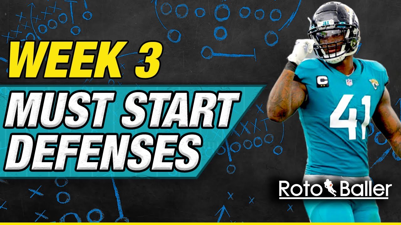 Defense (D/ST) Start Em / Sit Em - Fantasy Football Week 3