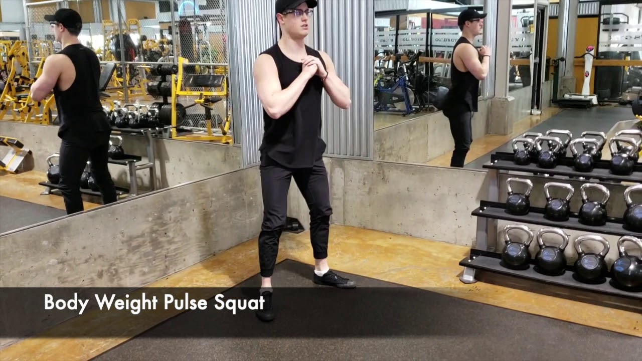 Body Weight Pulse Squat
