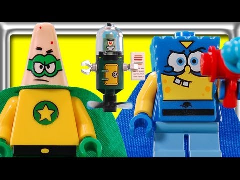 Vidéo LEGO Bob l'éponge 3815 : Les Super-héros des profondeurs