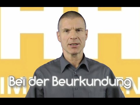 9/13: Der Notartermin