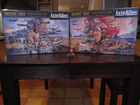 Axis & Allies Global 1940 - game Set Up video
