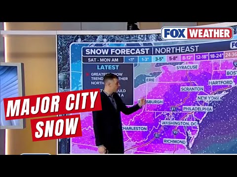 Winter Storm Could Slam The I-95 Corridor Into Northeast And Mid-Atlantic With Biggest Snow In Years