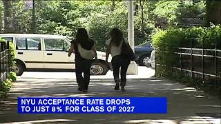 NYU acceptance rate drops for class of 2027