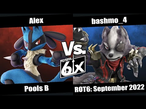 ROT6 September Pools B - Alex (Lucario) vs bashmo_4 (Wolf) SSBU Singles