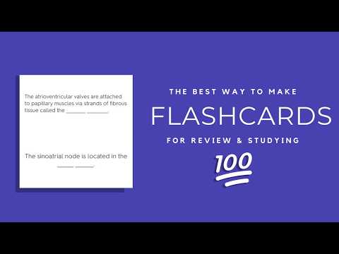 The Best Flashcard Method (USING QUIZLET)
