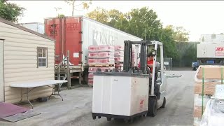 Storm supplies arrive at Ace Hardware