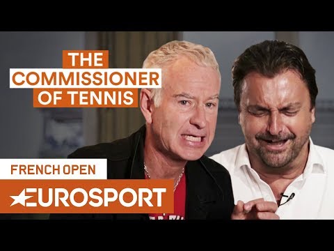 John McEnroe Makes Henri Leconte Cry! | The Commissioner of Tennis | French Open 2018 | Eurosport