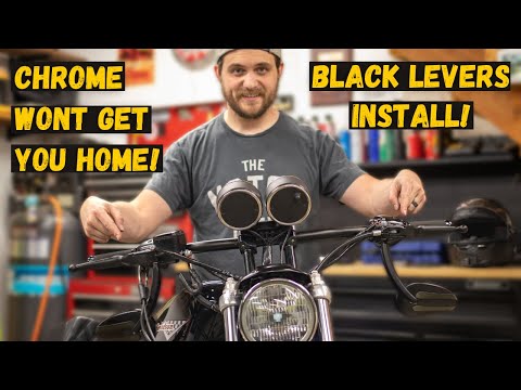 Harley Davidson Sportster 1200 Levers INSTALL!