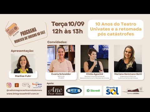 10 Anos do Teatro Univates e a retomada pós catástrofes