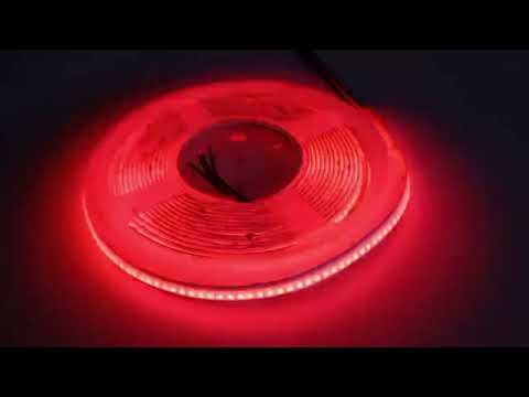 Dc24V no spotless cob rgb led strip 768led with 10mm width #cobledstrip#rgbledstrip