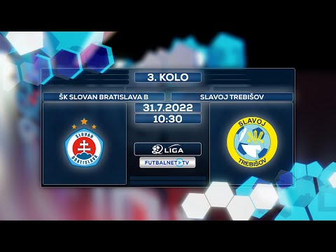 2.liga 2022/2023 3.kolo: ŠK Slovan Bratislava B - Slavoj Trebišov (zostrih)