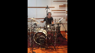 Maurizio Masi recording drums for FRANK HEAD on 