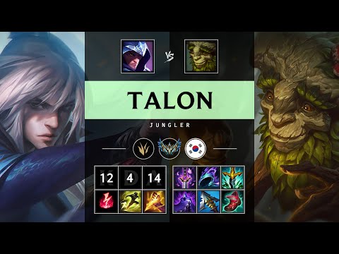 Talon Jungle vs Ivern - KR Challenger Patch 25.14