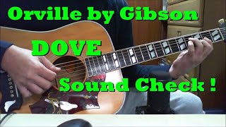 Video thumbnail for Orville by Gibson DOVE Sound Check ! （こんな音になりました） by Killua Hunter