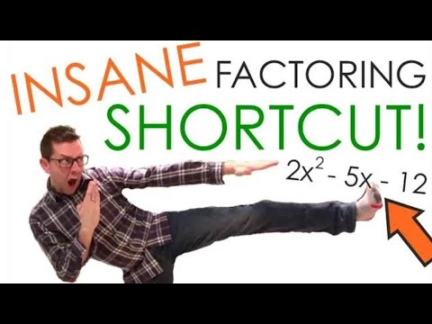 INSANE Trinomial Factoring Shortcut!