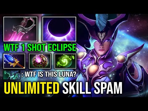 Come affrontare da solo Mid Luna contro OD con 1 Shot Eclipse Unlimited Skill Spam Endless Beam D...