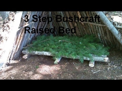 DIY- Bushcraft Raised Bed With No Paracord
