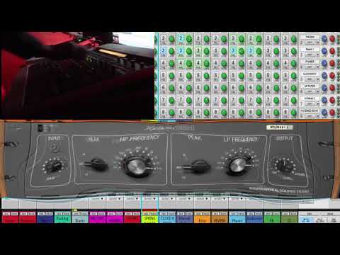 Reggae live Dub Mixing in Reason Studios