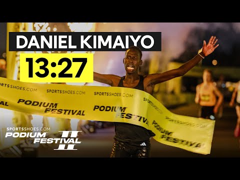 DANIEL KIMAIYO gewinnt das Podium Festival 2025 in 13:27!